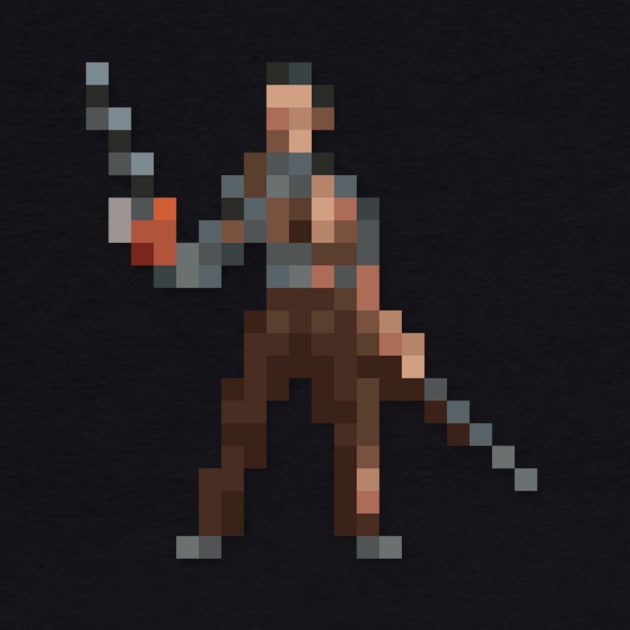 Ash low-res pixelart by JinnPixel